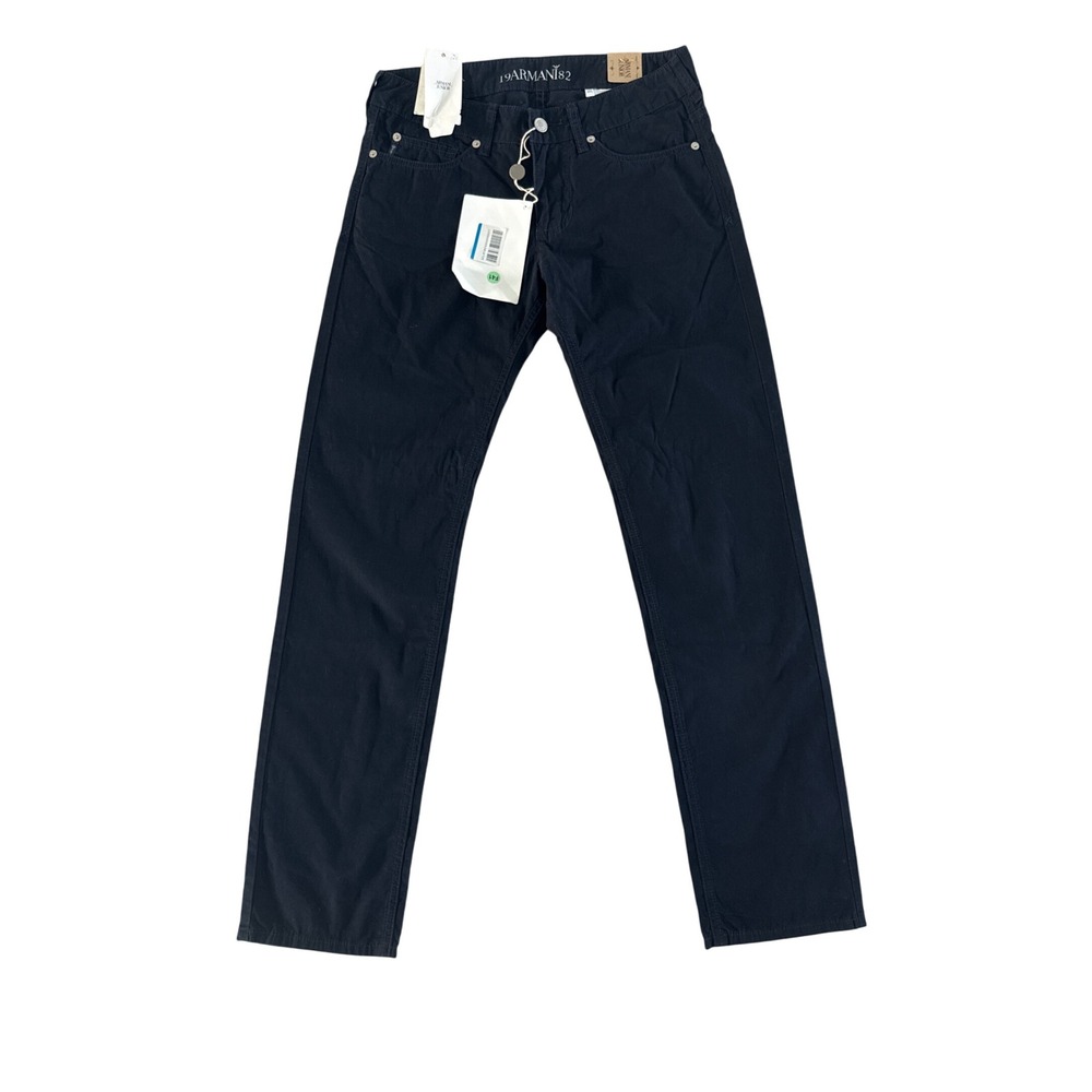 Armani Junior 5 Pocket Cotton Pants Trousers Blue Size‎ 13A NWT New Designer